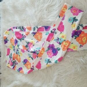 PINK Victoria's Secret Floral Ankle Leggings